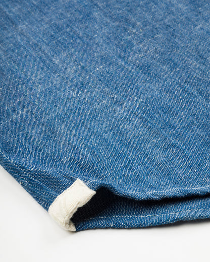 Indi + Ash Smith L/S Workshirt - Handwoven Kala Cotton Chambray Indigo/Natural - Standard & Strange