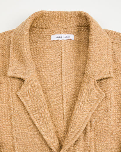 Indi + Ash Study Jacket - Handspun Cutch Brown HBT - Standard & Strange
