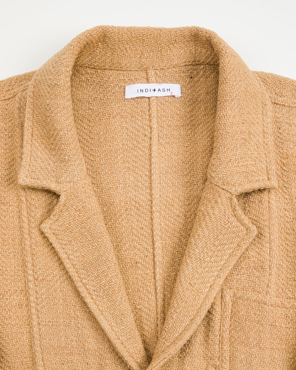 Indi + Ash Study Jacket - Handspun Cutch Brown HBT - Standard & Strange