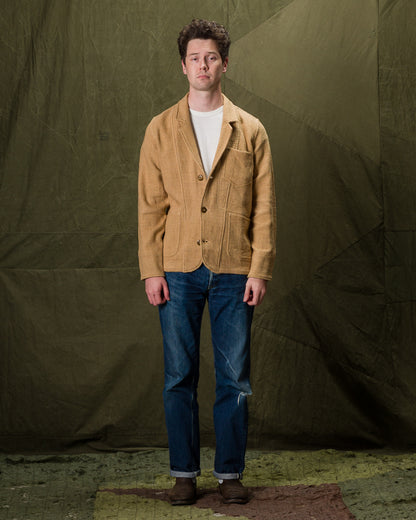 Indi + Ash Study Jacket - Handspun Cutch Brown HBT - Standard & Strange