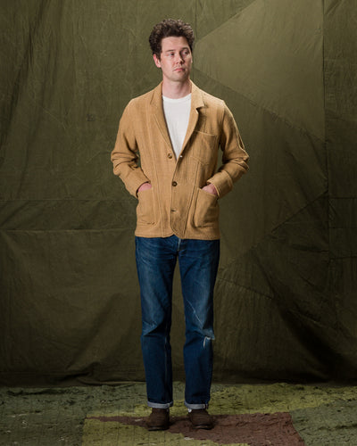 Indi + Ash Study Jacket - Handspun Cutch Brown HBT - Standard & Strange