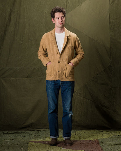 Indi + Ash Study Jacket - Handspun Cutch Brown HBT - Standard & Strange