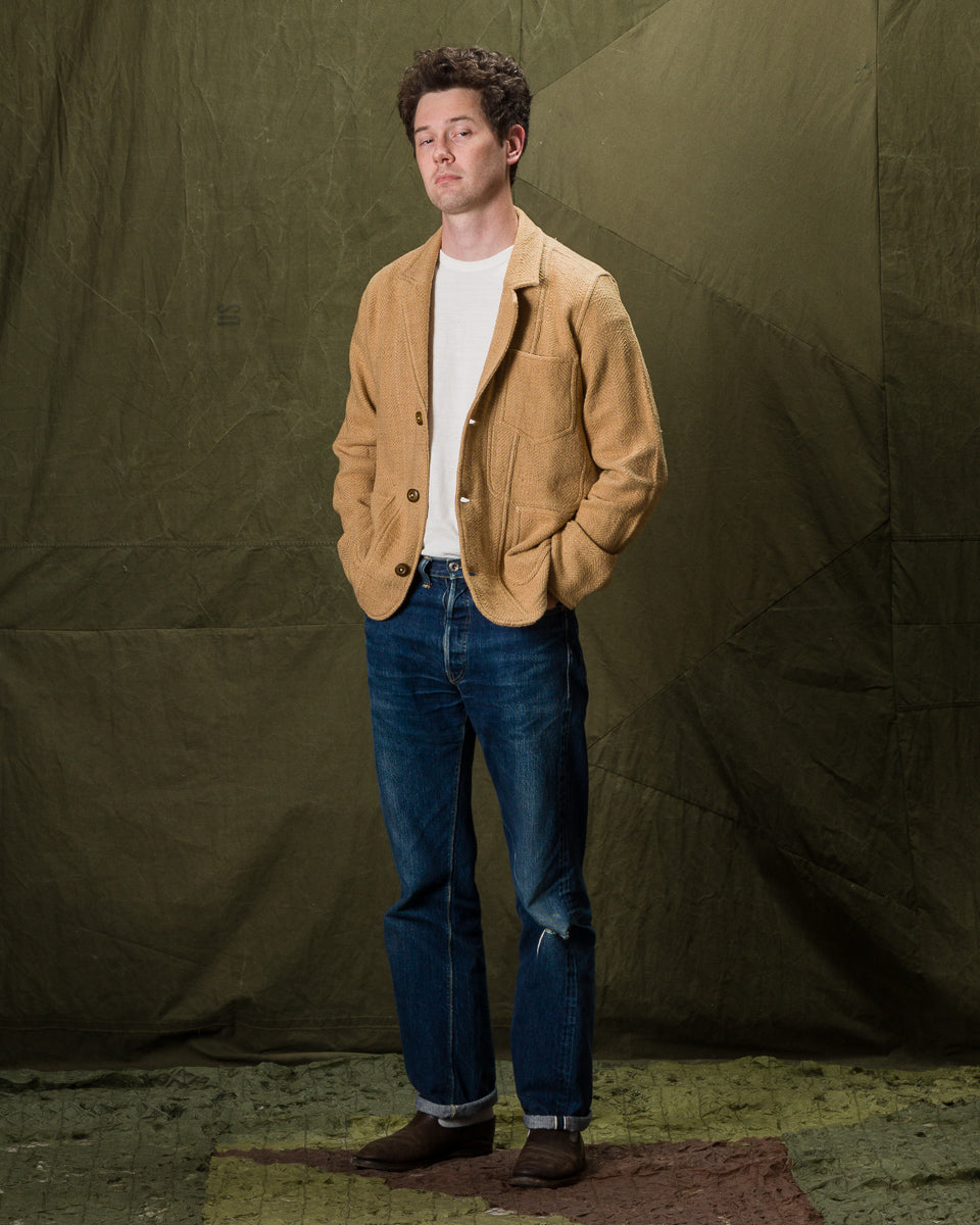 Indi + Ash Study Jacket - Handspun Cutch Brown HBT – Standard