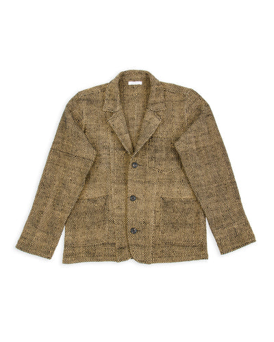 Indi + Ash Study Jacket - Handspun Iron Black/Tan HB - Standard & Strange