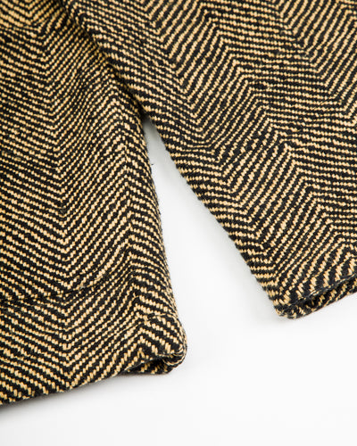 Indi + Ash Study Jacket - Handspun Iron Black/Tan HB - Standard & Strange