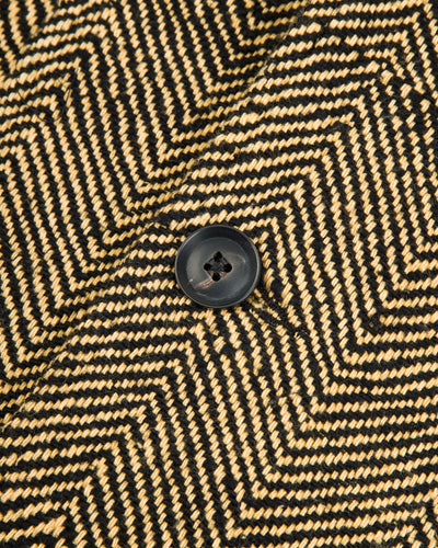 Indi + Ash Study Jacket - Handspun Iron Black/Tan HB - Standard & Strange
