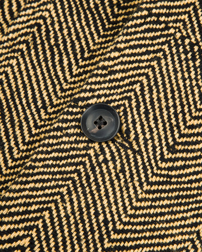 Indi + Ash Study Jacket - Handspun Iron Black/Tan HB - Standard & Strange