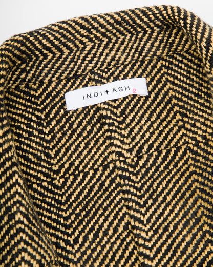 Indi + Ash Study Jacket - Handspun Iron Black/Tan HB - Standard & Strange