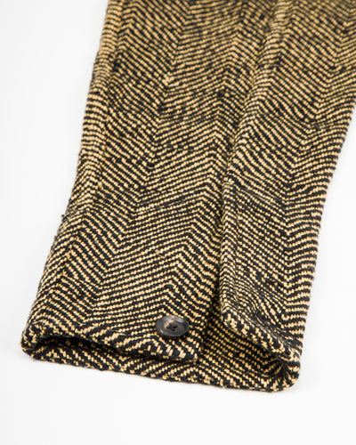 Indi + Ash Study Jacket - Handspun Iron Black/Tan HB - Standard & Strange