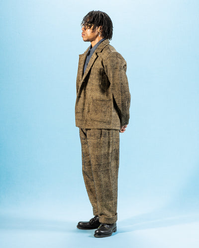 Indi + Ash Study Jacket - Handspun Iron Black/Tan HB - Standard & Strange