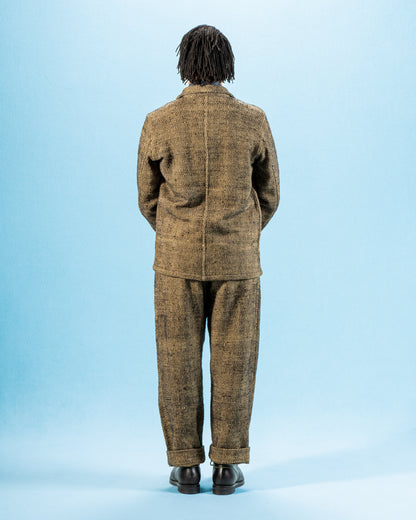 Indi + Ash Study Jacket - Handspun Iron Black/Tan HB - Standard & Strange