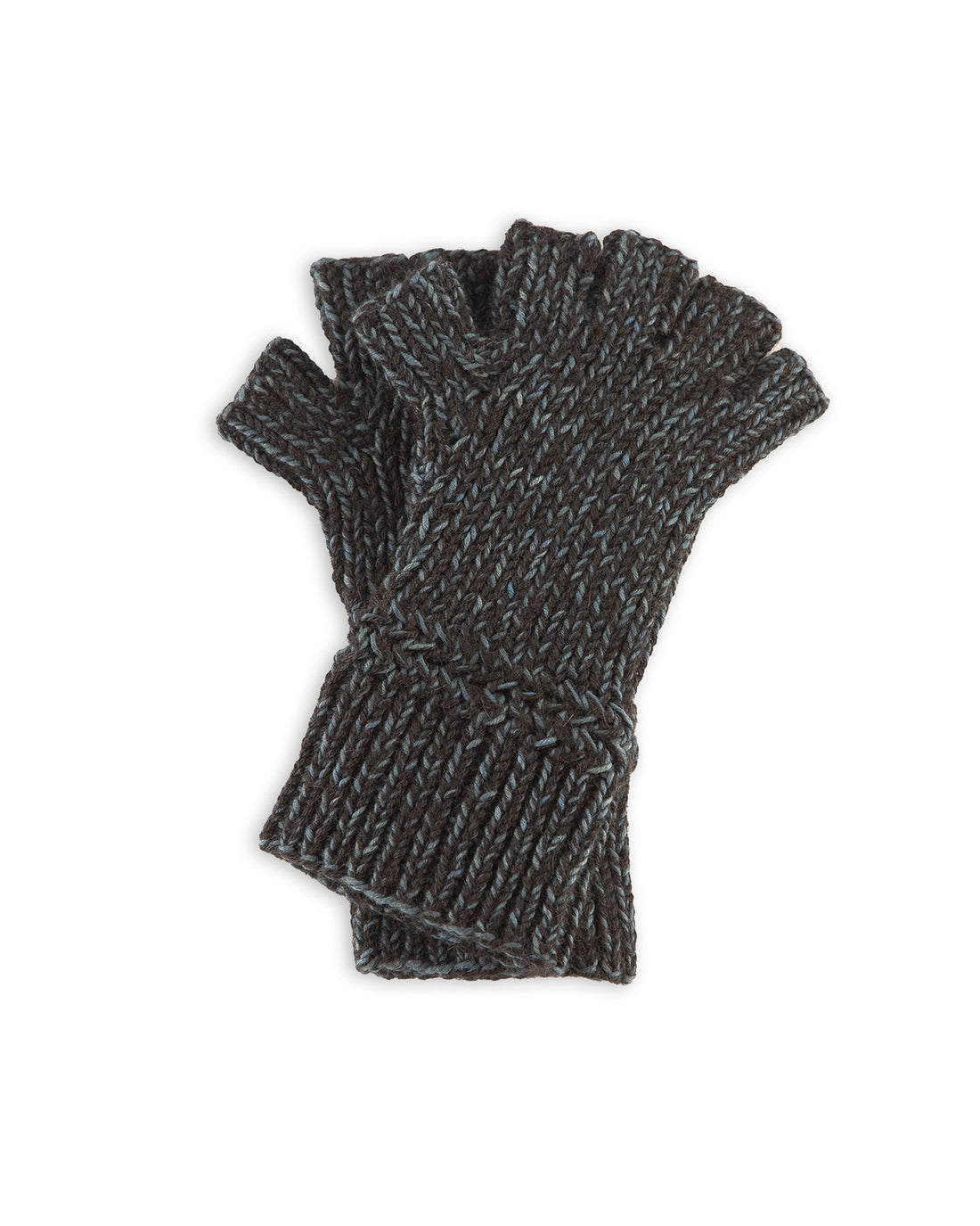 Indi + Ash Sky Glove - Handknit Charcoal Alpaca Cotton - Standard & Strange