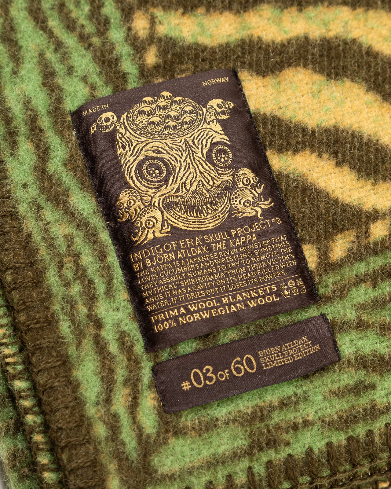 Indigofera 10 Skull Blanket Project 3 The Kappa Standard & Strange