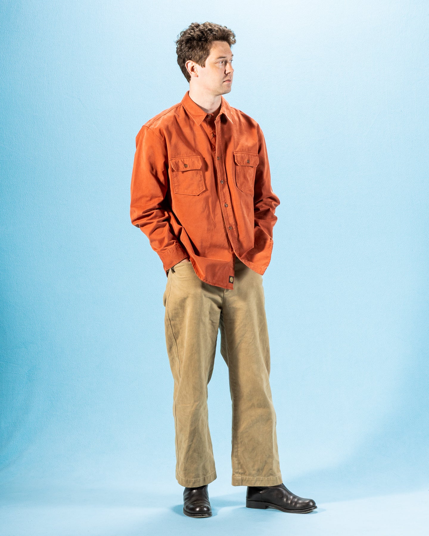 Indigofera Alamo Shirt - Auburn Twill - Standard & Strange