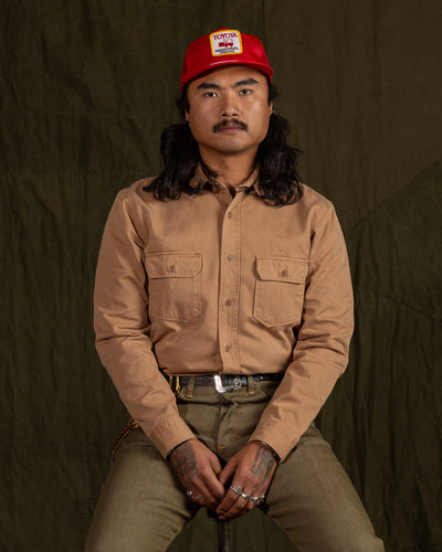 Indigofera Alamo Shirt - Khaki Beige - Standard & Strange