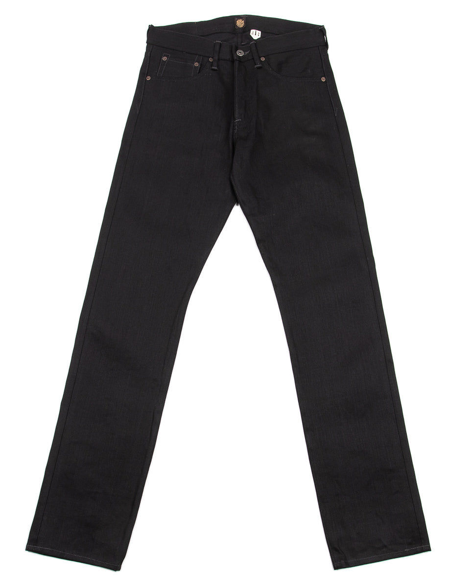 Indigofera Buck Tapered Fit - 14oz Gunpowder Black Selvedge - Standard & Strange