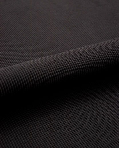 Indigofera Clyde LS Cotton Rib Tee - Black - Standard & Strange