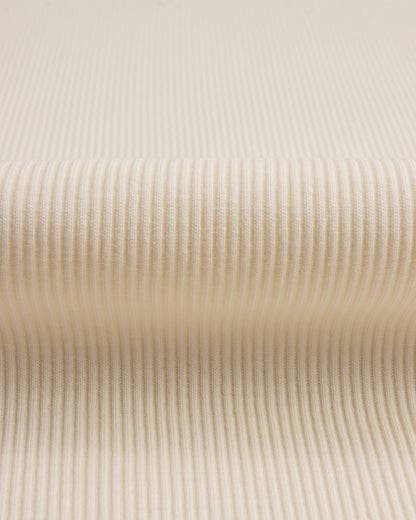 Indigofera Clyde LS Cotton Rib Tee - Cockatoo White - Standard & Strange