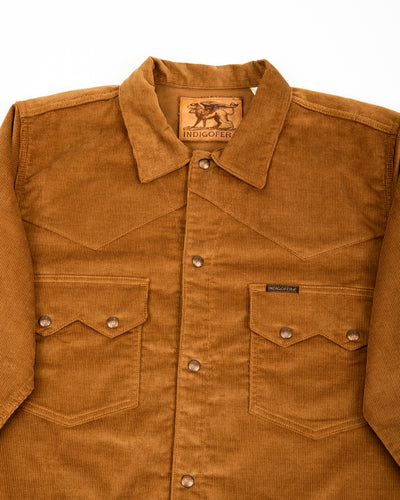 Cooper Shirt - Gold 13W Corduroy