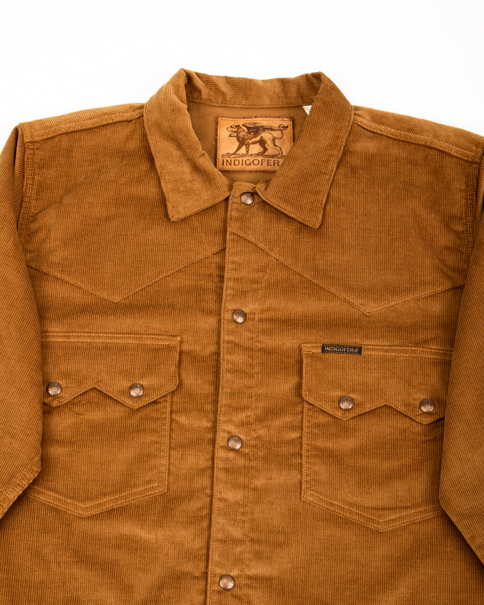 Cooper Shirt - Gold 13W Corduroy