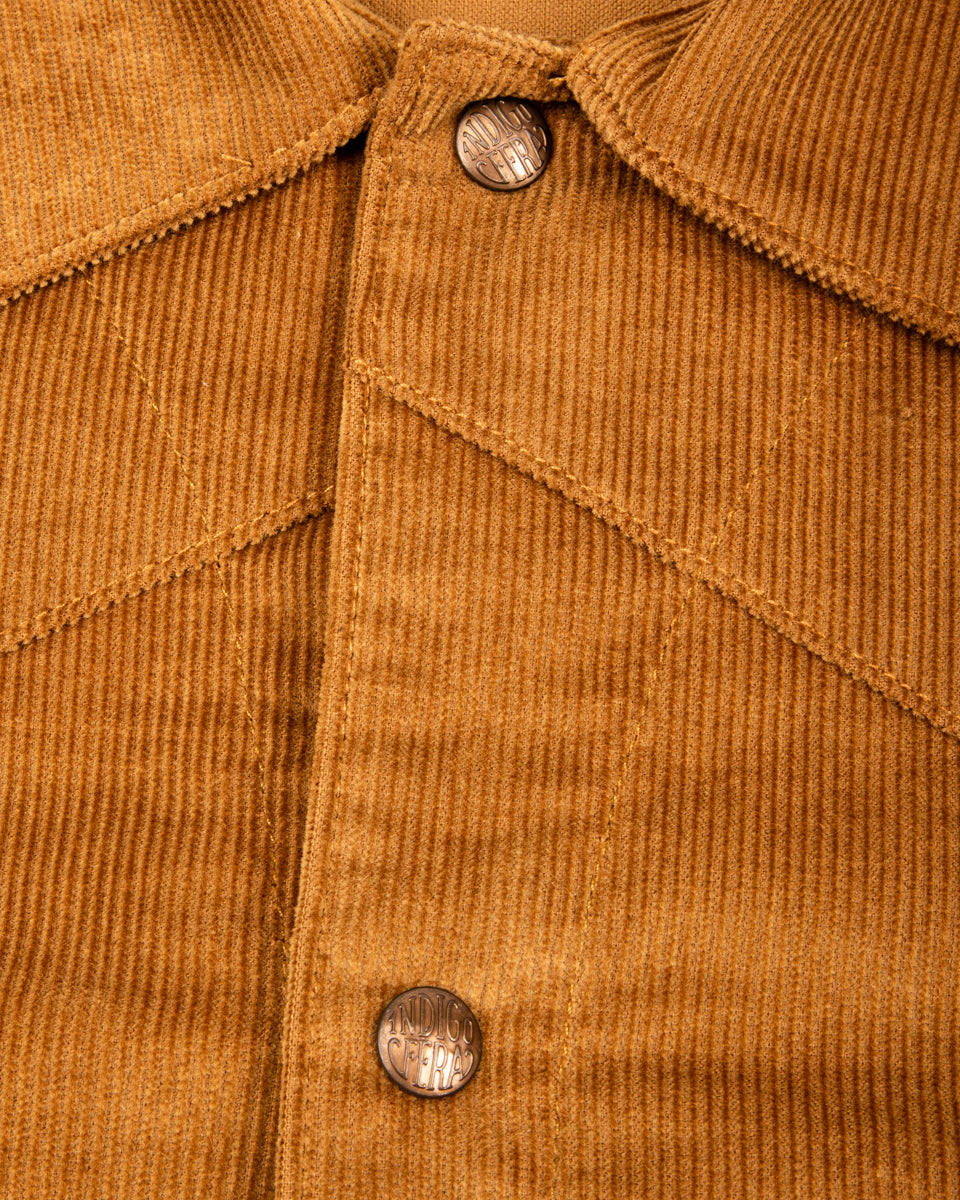 Cooper Shirt - Gold 13W Corduroy