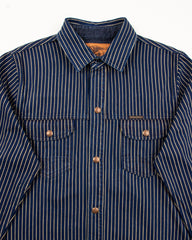 Indigofera Copeland Slim Fit Jacket - Indigo/Beige Single Stripe - Standard & Strange