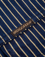 Indigofera Copeland Slim Fit Jacket - Indigo/Beige Single Stripe - Standard & Strange