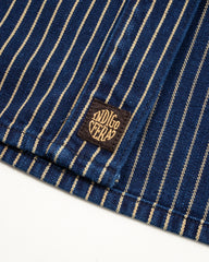 Indigofera Copeland Slim Fit Jacket - Indigo/Beige Single Stripe - Standard & Strange