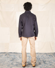 Indigofera Copeland Slim Fit Jacket - Navy Cotton Kersey - Standard & Strange