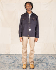 Indigofera Copeland Slim Fit Jacket - Navy Cotton Kersey - Standard & Strange