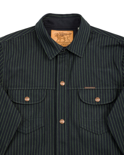 Indigofera Copeland Slim Fit Jacket - Viridescent Stripe - Standard & Strange