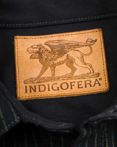 Indigofera Copeland Slim Fit Jacket - Viridescent Stripe - Standard & Strange