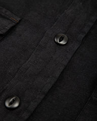 Indigofera Delray Shirt - Marshall Black Linen Canvas - Standard & Strange