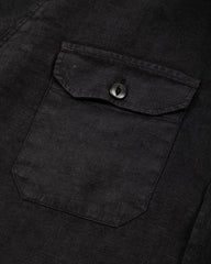 Indigofera Delray Shirt - Marshall Black Linen Canvas - Standard & Strange