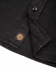 Indigofera Delray Shirt - Marshall Black Linen Canvas - Standard & Strange