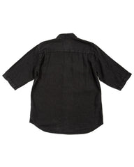 Indigofera Delray Shirt - Marshall Black Linen Canvas - Standard & Strange