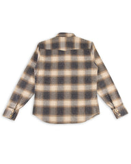 Indigofera Dollard Shirt - Ecru/Beige/Grey Flannel Check - Standard & Strange