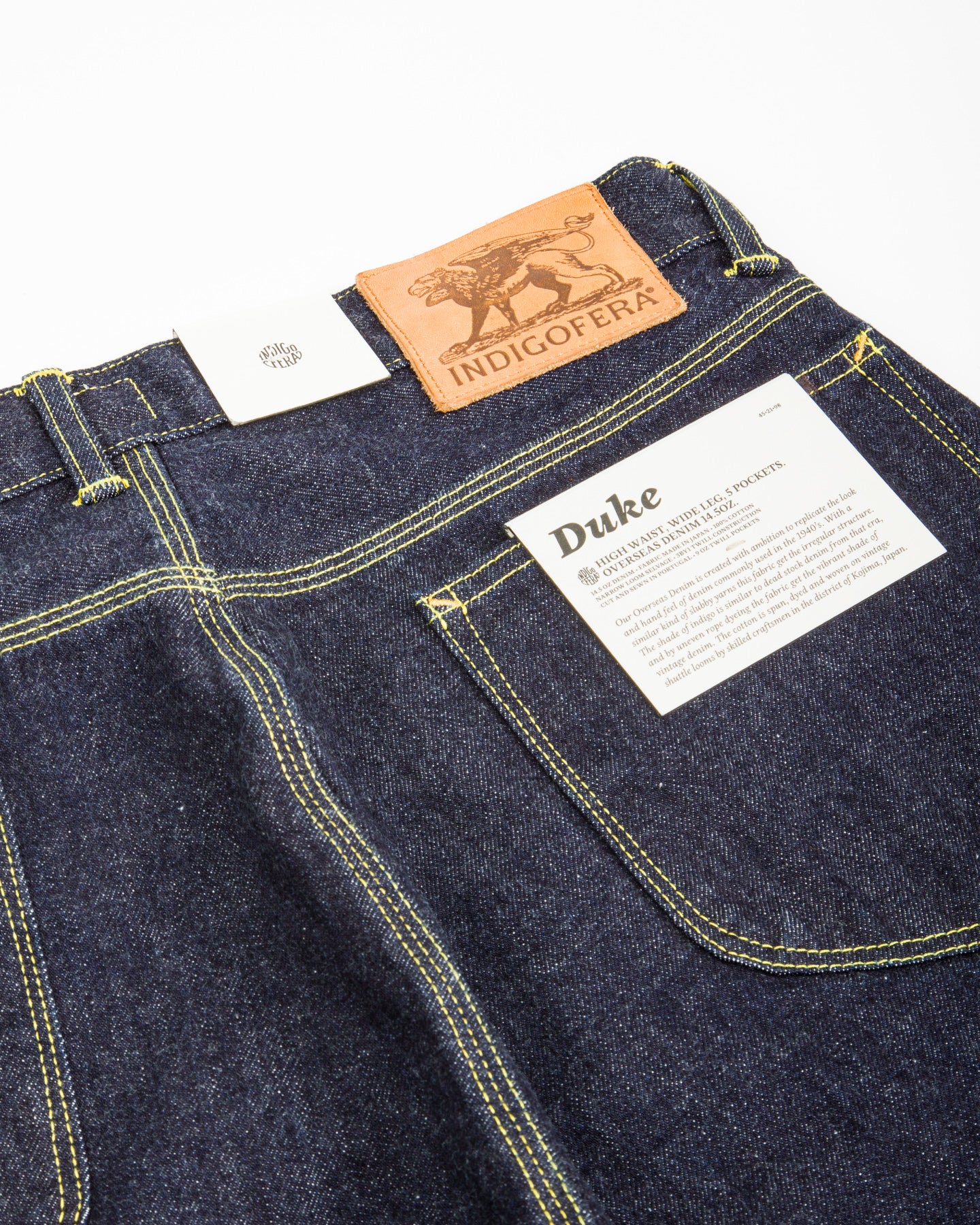 Indigofera Duke Wide Fit - 14.5 oz Overseas Selvedge - Standard & Strange