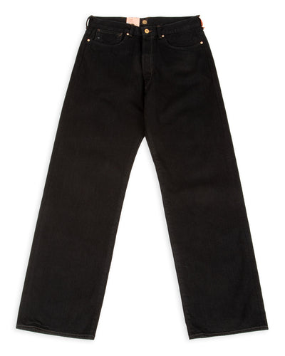 Indigofera Duke Wide Fit - 14.5 oz Soaked Gunpowder Denim - Standard & Strange