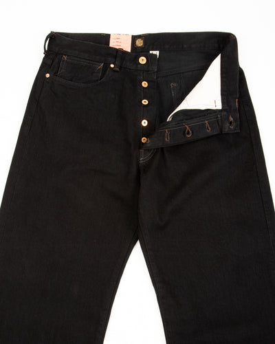 Indigofera Duke Wide Fit - 14.5 oz Soaked Gunpowder Denim - Standard & Strange
