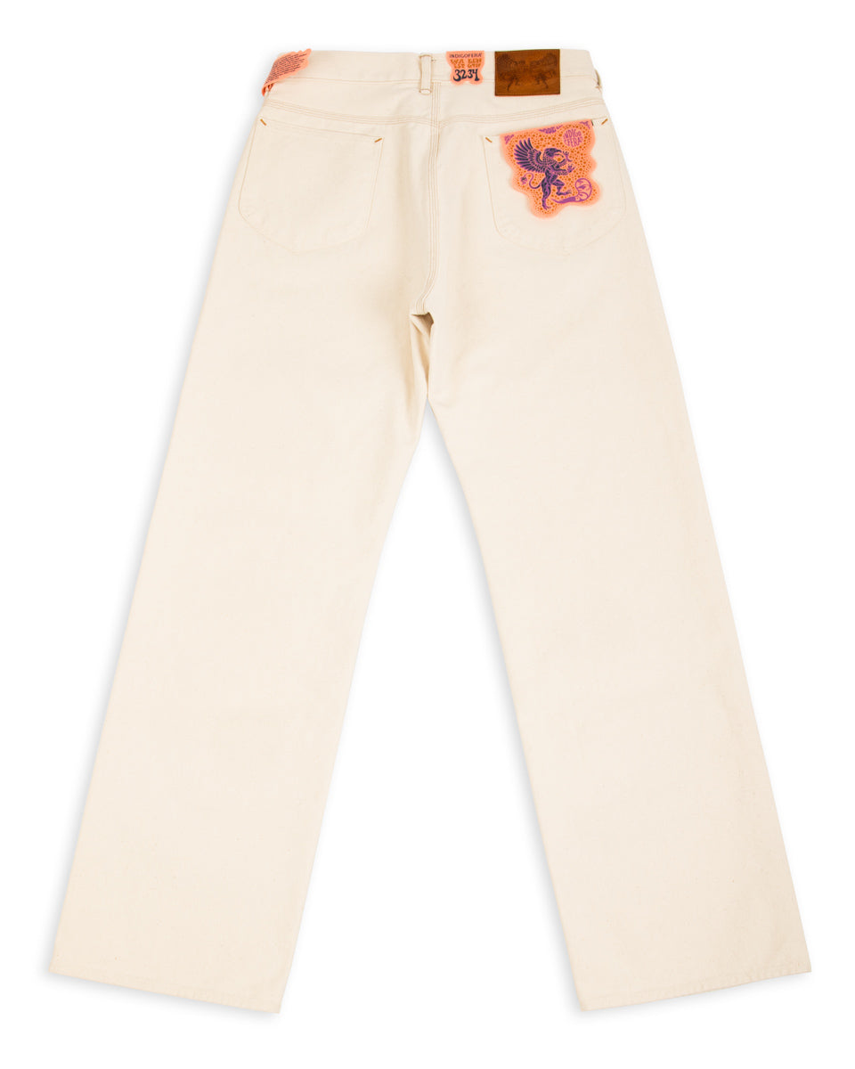 Duke Wide Fit - Ecru Smithson Canvas