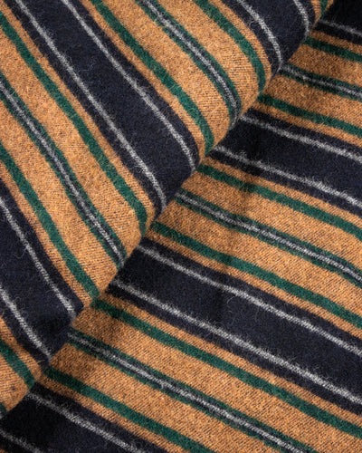 Indigofera Fargo Rider Jacket - Smithson Canvas Moss Green w/ Stripe Lining - Standard & Strange