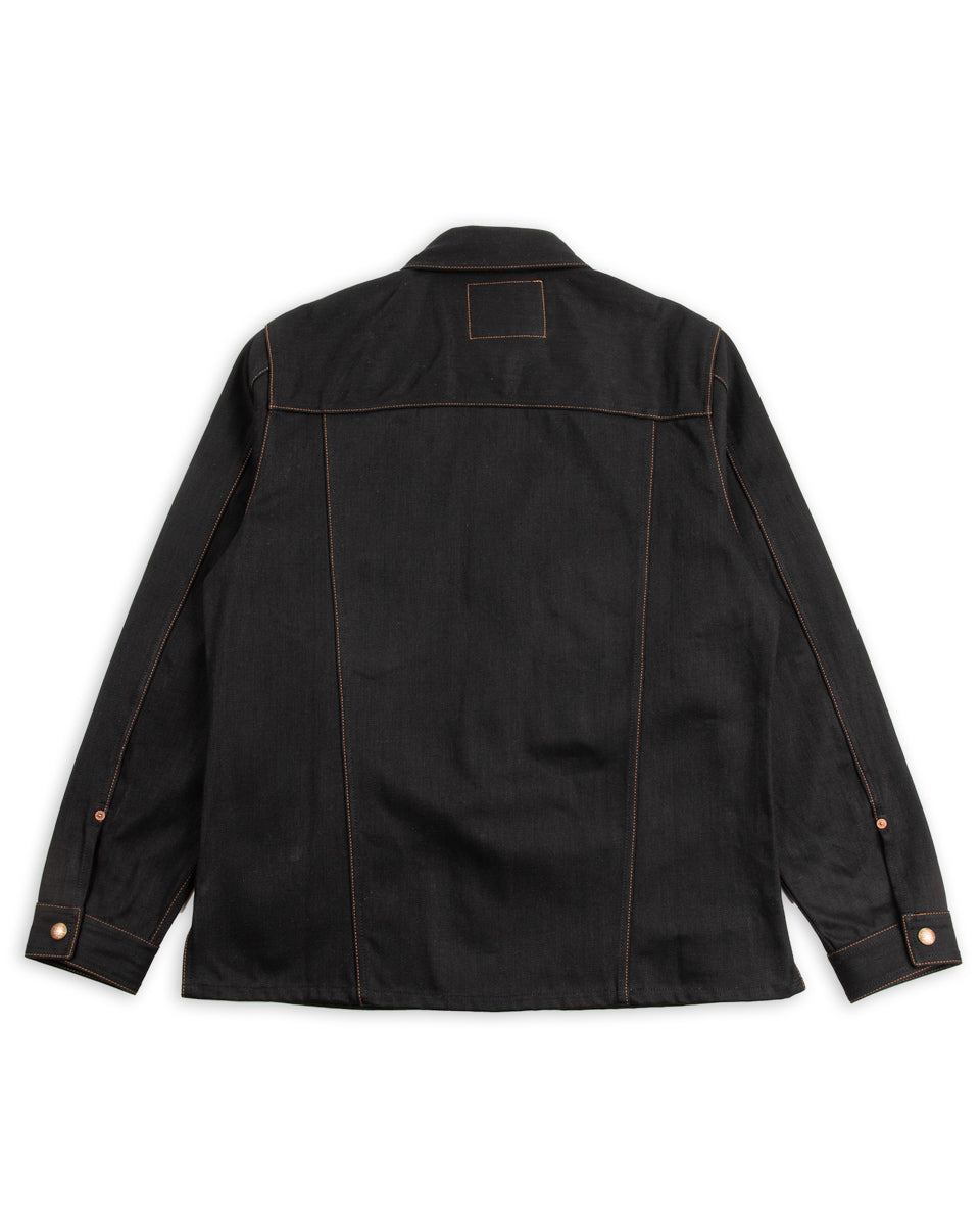 Indigofera Fargo Shirt - Black Gunpowder Denim - Standard & Strange