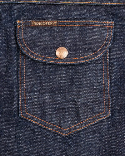 Indigofera Fargo Trucker Jacket - Indigo - Standard & Strange