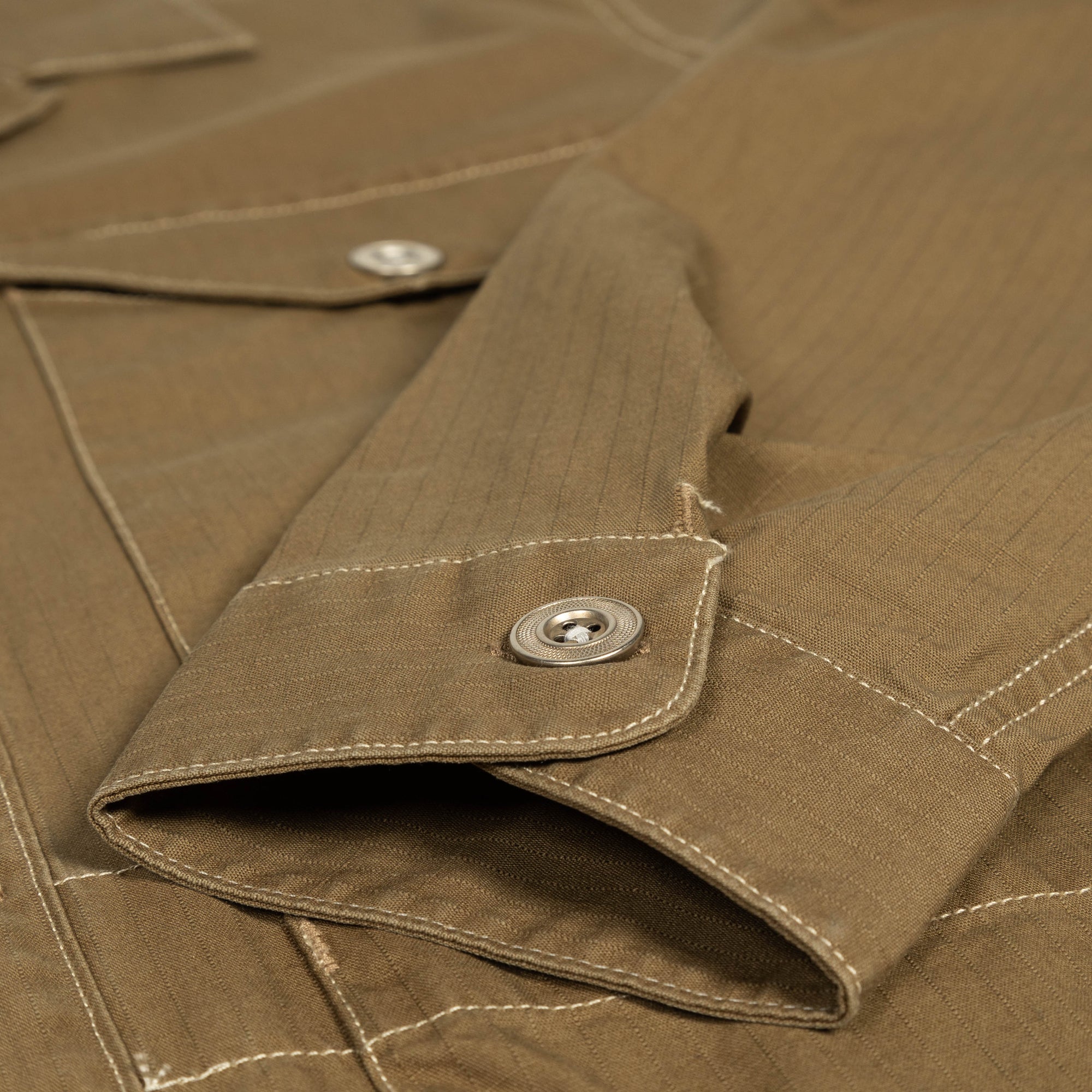 Indigofera Holt Shirt - Beige Cotton Ripstop - Standard & Strange