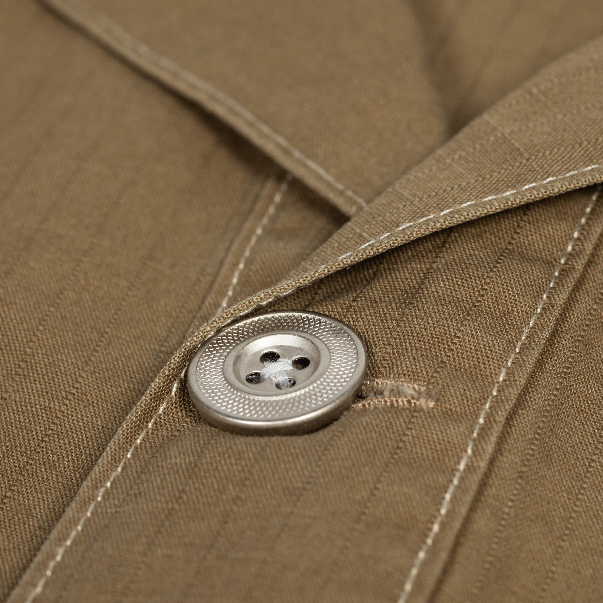 Indigofera Holt Shirt - Beige Cotton Ripstop - Standard & Strange