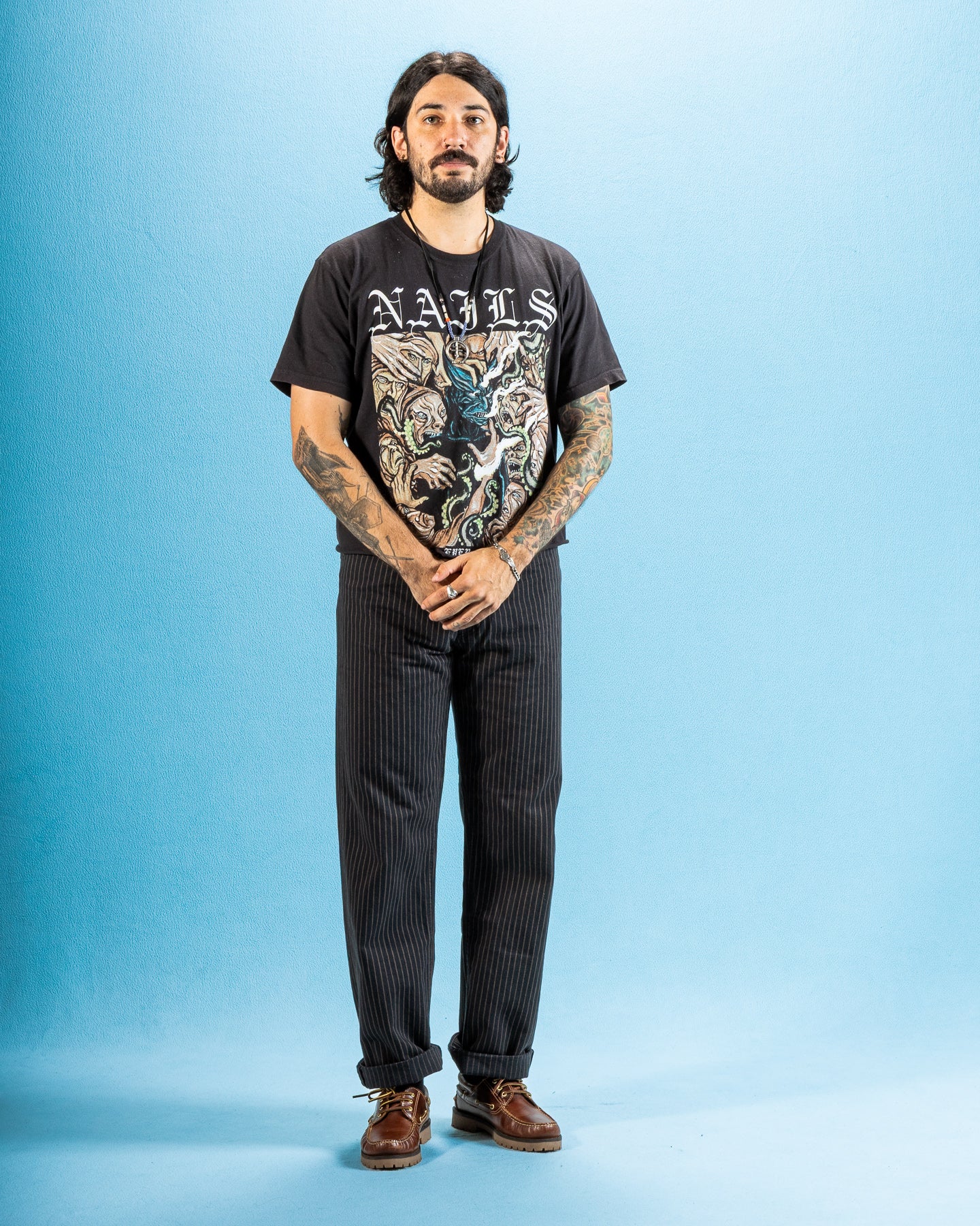 Indigofera Jack Pant - Sable Stripe - Standard & Strange