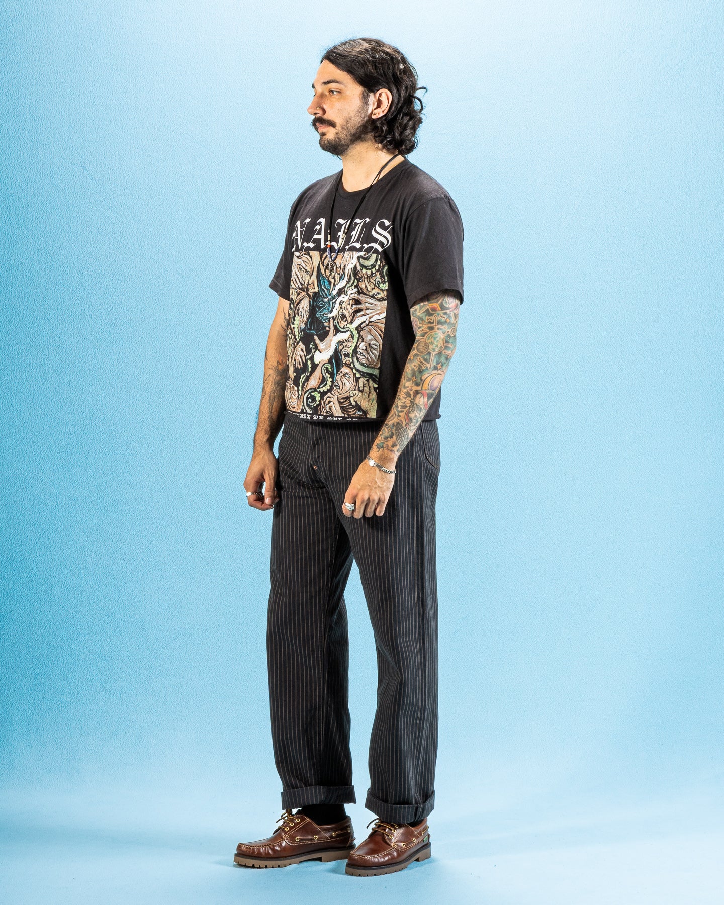 Indigofera Jack Pant - Sable Stripe - Standard & Strange