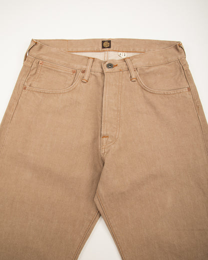 Indigofera Kirk Straight Fit - 13.5oz Khaki Dusk Denim - Standard & Strange