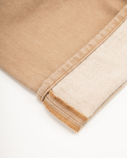 Indigofera Kirk Straight Fit - 13.5oz Khaki Dusk Denim - Standard & Strange